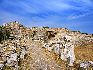 Nerantzia Castle, Kos Town, Kos Island, Dodecanese, Greek Islands, Greece, Europe