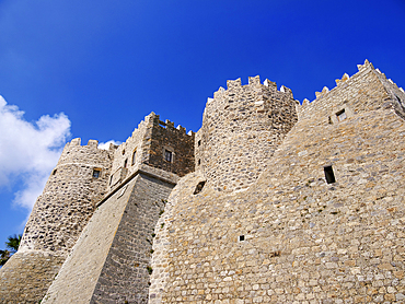 Monastery of Saint-John the Theologian, Patmos Chora, UNESCO World Heritage Site, Patmos Island, Dodecanese, Greek Islands, Greece, Europe