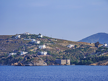 Coast of Patmos Island, Dodecanese, Greek Islands, Greece, Europe