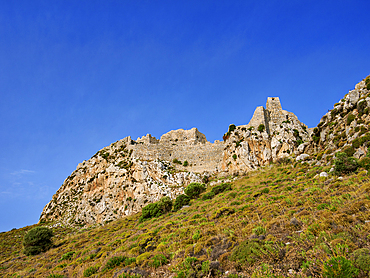 Medieval Castle of Pandeli, Leros Island, Dodecanese, Greek Islands, Greece, Europe