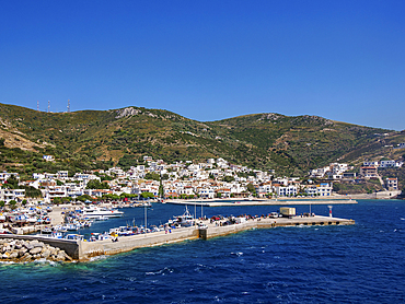 Port in Fournoi, Fournoi Island, North Aegean, Greek Islands, Greece, Europe