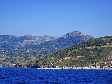 Coast of Icaria Island, North Aegean, Greek Islands, Greece, Europe