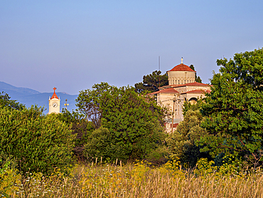 Church of the Transfiguration of Christ the Savior at the Lykourgos Logothetis Castle, Pythagoreio, Samos Island, North Aegean, Greek Islands, Greece, Europe