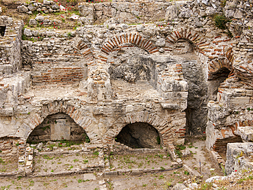 Ruins of Ancient Pythagoreion, UNESCO World Heritage Site, Pythagoreio, Samos Island, North Aegean, Greek Islands, Greece, Europe