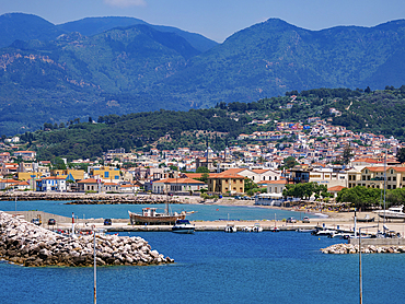 Port in Karlovasi, Samos Island, North Aegean, Greek Islands, Greece, Europe