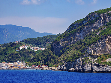 View towards Karlovasi, Samos Island, North Aegean, Greek Islands, Greece, Europe