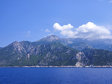 Coast between Karlovasi and Kallithea, Samos Island, North Aegean, Greek Islands, Greece, Europe