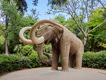 Mamut (Mammoth) at Parc de la Ciutadella, Barcelona, Catalonia, Spain, Europe