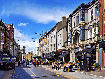 High Street, Cardiff, Wales, United Kingdom