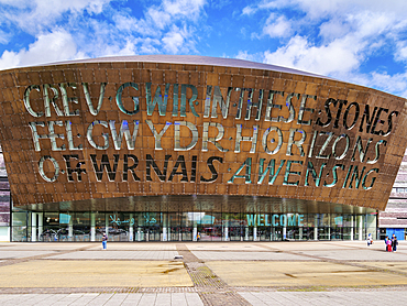 Wales Millennium Centre, Cardiff Bay, Cardiff, Wales, United Kingdom, Europe