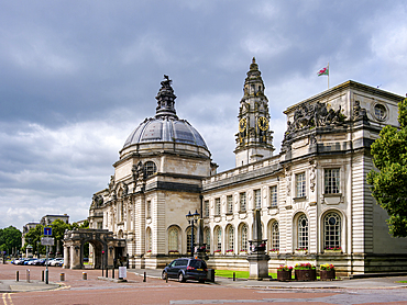 City Hall, Cardiff, Wales, United Kingdom, Europe