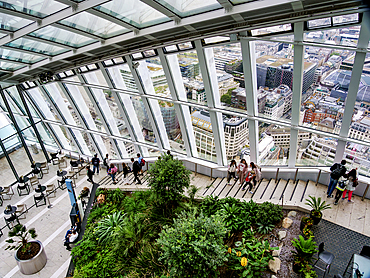 Sky Garden, interior, City of London, London, England, United Kingdom, Europe