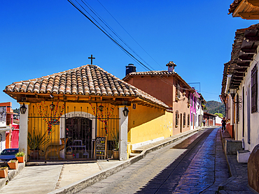 Ninos Heroes Street, San Cristobal de las Casas, Chiapas State, Mexico