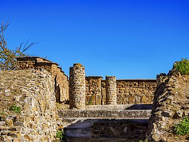 Monte Alban Archaeological Site, Oaxaca State, Mexico