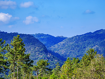 Landscape of Mountain Pine Ridge Forest Reserve, Cayo District, Belize