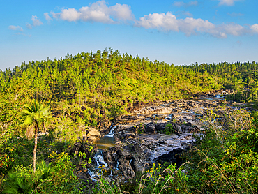 Rio On Pools, elevated view, Mountain Pine Ridge Forest Reserve, Cayo District, Belize