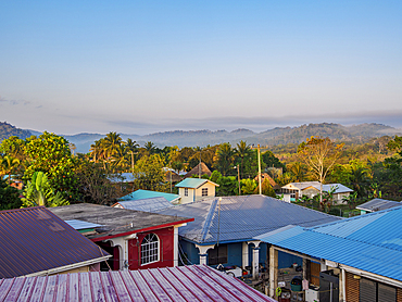 San Antonio Village at sunrise, Cayo District, Belize