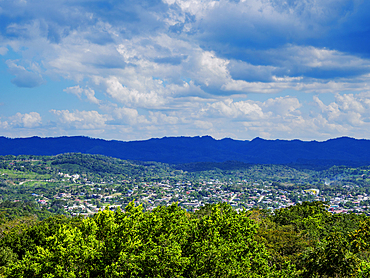Landscape seen from El Castillo, Xunantunich Archaeological Site, Cayo District, Belize