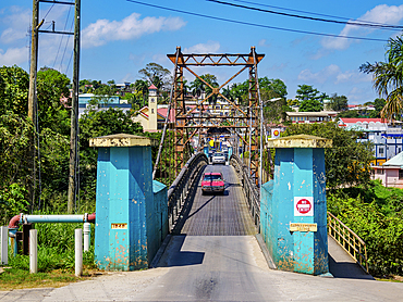 Hawkesworth Bridge over the Macal River, San Ignacio, Cayo District, Belize