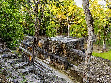 Cahal Pech Archaeological Reserve, San Ignacio, Cayo District, Belize