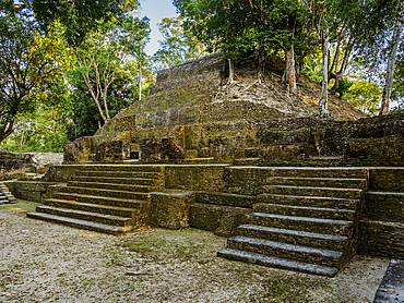 Plaza A, Cahal Pech Archaeological Reserve, San Ignacio, Cayo District, Belize