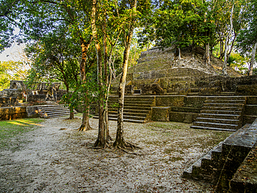 Plaza A, Cahal Pech Archaeological Reserve, San Ignacio, Cayo District, Belize