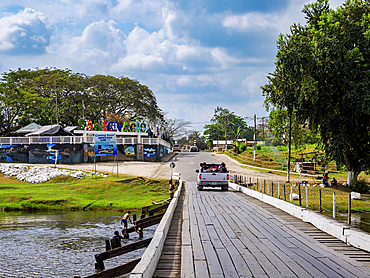 Bridge over the Macal River, San Ignacio, Cayo District, Belize