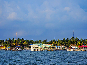 Waterfront of Caye Caulker, Belize District, Belize