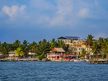 Waterfront of Caye Caulker, Belize District, Belize