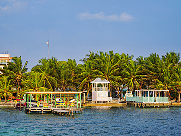 Waterfront of Caye Caulker, Belize District, Belize