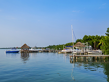 Waterfront of Caye Caulker, Belize District, Belize