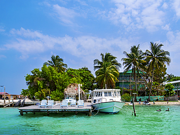 Waterfront of Caye Caulker, Belize District, Belize
