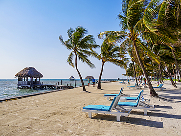 Victoria House Resort at the waterfront of San Pedro Town, Ambergris Caye, Belize District, Belize