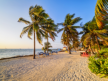 Beach at San Pedro Town, Ambergris Caye, Belize District, Belize