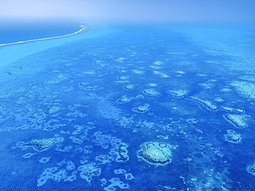 Lighthouse Reef, aerial view, Belize District, Belize