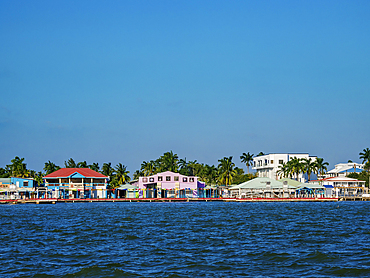 Waterfront of Belize City, Belize District, Belize