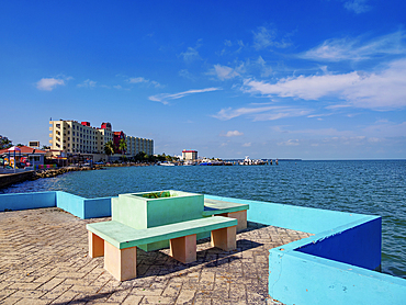 Waterfront of Belize City, Belize District, Belize