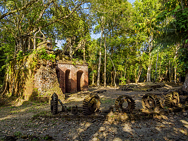 19th-Century Sugar Mill Ruins near Lamanai Archaeological Reserve, Indian Church, Orange Walk District, Belize