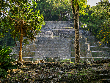 Temple of the Jaguar, Lamanai Archaeological Reserve, Orange Walk District, Belize