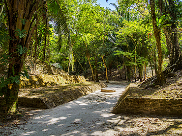 Ball Court at Lamanai Archaeological Reserve, Orange Walk District, Belize
