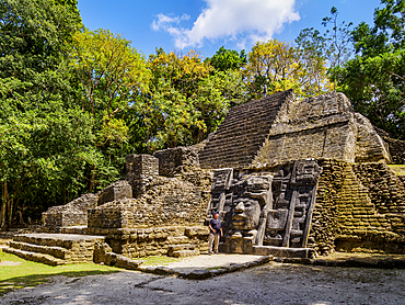 Mask Temple, Lamanai Archaeological Reserve, Orange Walk District, Belize