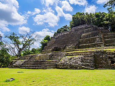 Temple of the Jaguar, Lamanai Archaeological Reserve, Orange Walk District, Belize