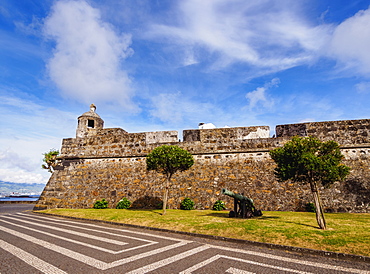 Sao Bras Fort, Ponta Delgada, Sao Miguel Island, Azores, Portugal, Atlantic, Europe