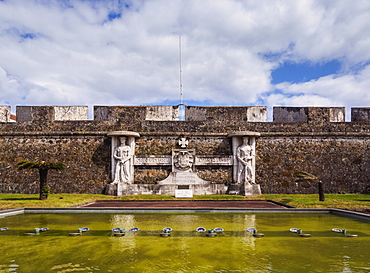 Sao Bras Fort, Ponta Delgada, Sao Miguel Island, Azores, Portugal, Atlantic, Europe