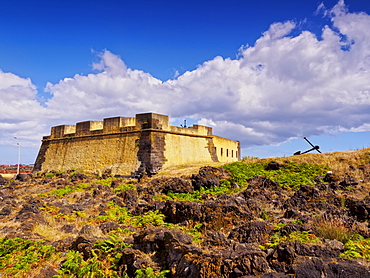 Fort of Santa Catarina, Praia da Vitoria, Terceira Island, Azores, Portugal, Atlantic, Europe