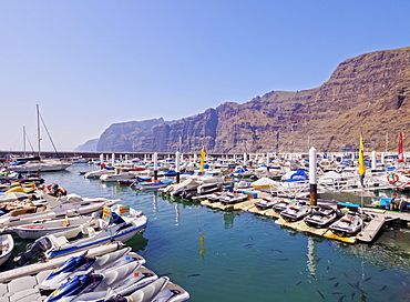 Port in Acantilados de los Gigantes, Tenerife Island, Canary Islands, Spain, Atlantic, Europe