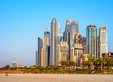 Dubai Marina JBR Beach, Dubai, United Arab Emirates, Middle East