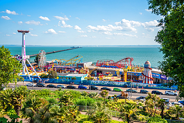 Adventure Island and Southend Pier, Southend on Sea, Essex, England, United Kingdom, Europe