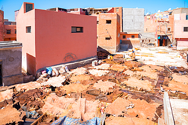 Marrakech Tanneries, Marrakesh, Morocco, North Africa, Africa