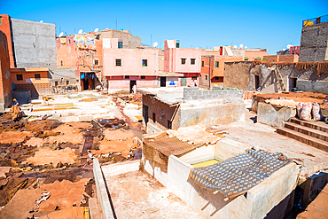 Marrakech Tanneries, Marrakesh, Morocco, North Africa, Africa